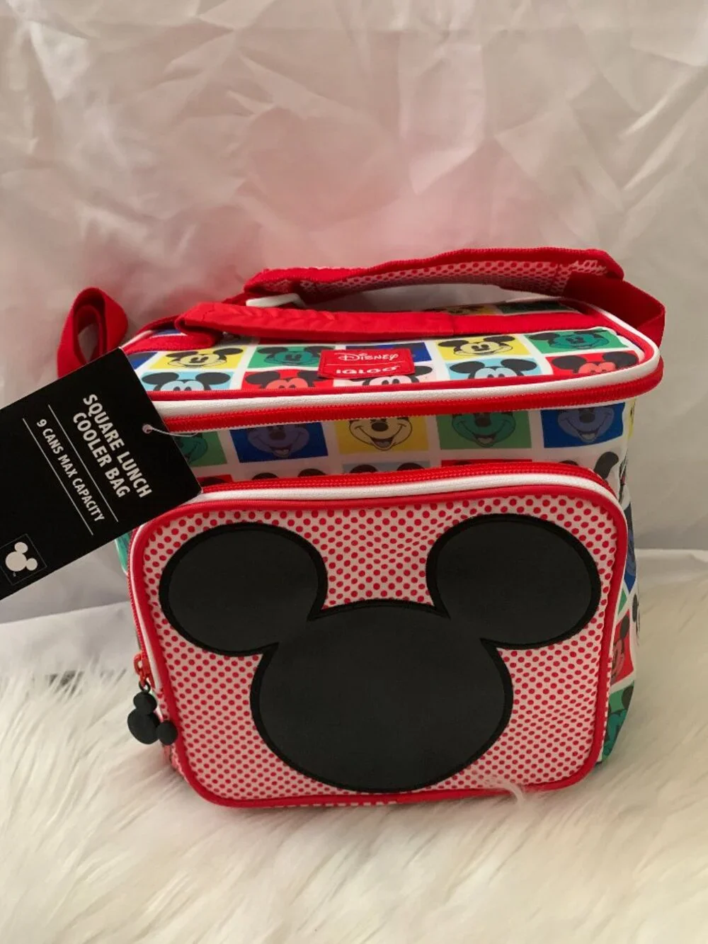 DISNEY x IGLOO Mickey Mouse Pop Art Square Lunch Cooler Bag